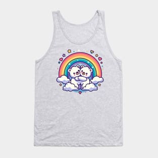 Rainbow Polar Bears Tank Top